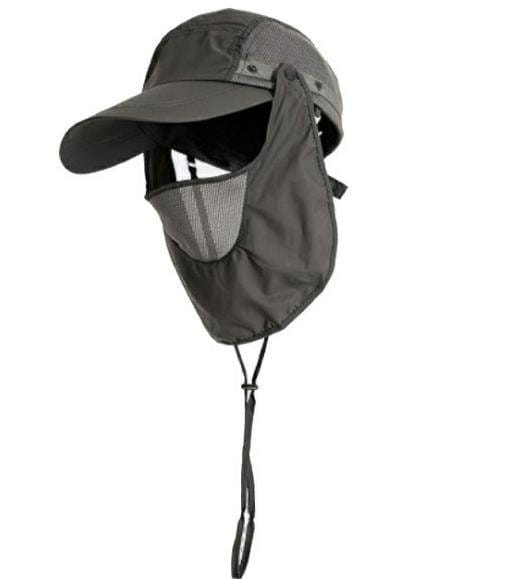 户外露營 釣魚 登山遮陽防曬帽 防風帽 防風頭套 1