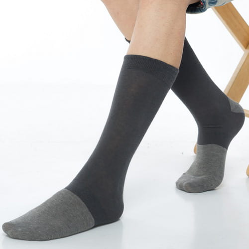 【KEROPPA可諾帕】竹炭高筒休閒男襪x2雙C90005 0