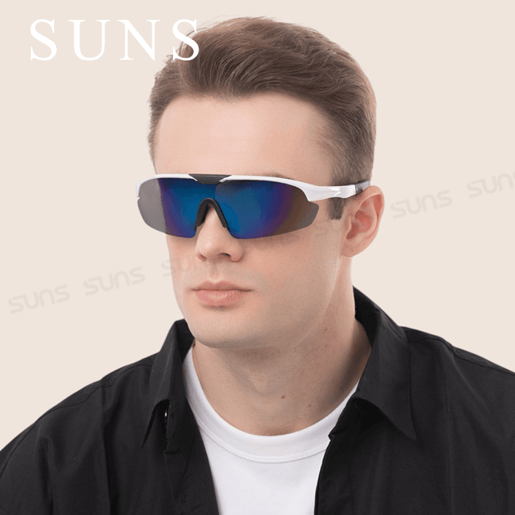 【suns】大框絢彩運動偏光墨鏡 防眩光/防滑/抗UV400 S249 1
