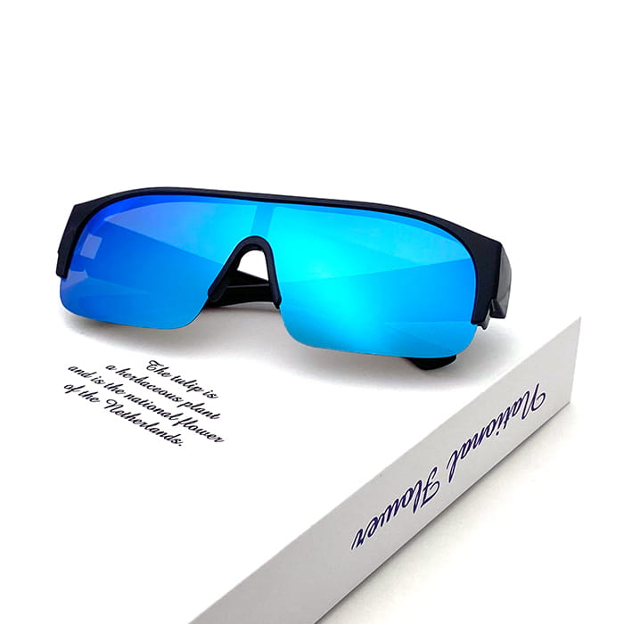 【suns】大框墨鏡 藍水銀偏光太陽眼鏡 抗UV400 (可套鏡) 1
