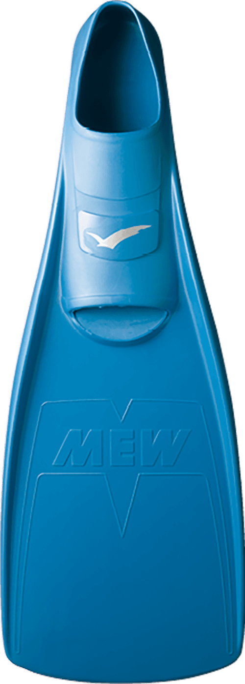 【Gull】 Made in Japan 全新套腳式蛙鞋 mew  S 蔚藍 0