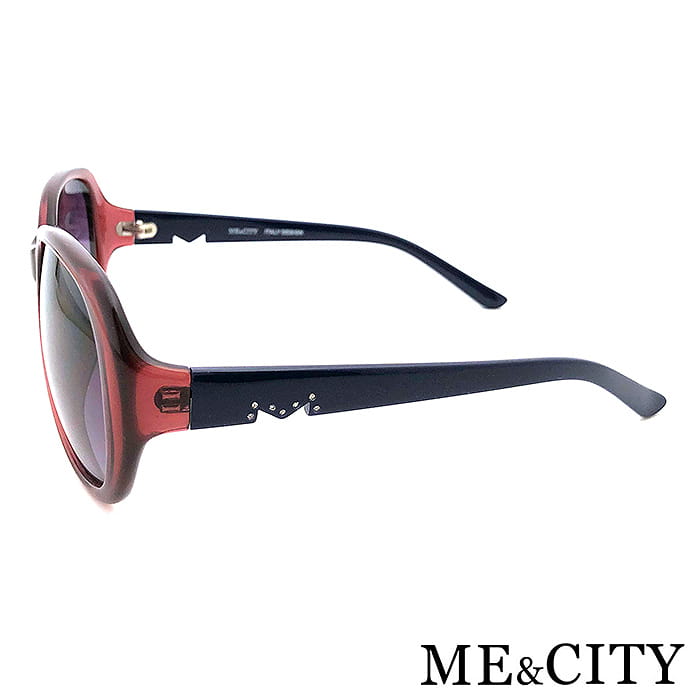 【ME&CITY】 歐美精緻M字母鑲鑽太陽眼鏡 抗UV (ME 1215 E01) 10