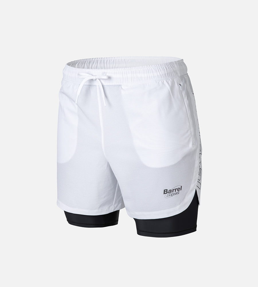【BARREL】深海系列II 男款兩件式海灘短褲 #WHITE 4