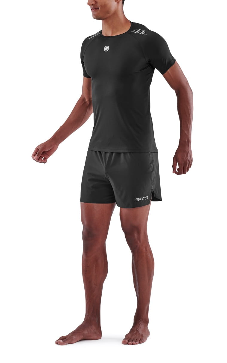 【澳洲SKINS壓縮服飾】澳洲SKINS-3訓練級短袖排汗衣(男)黑ST0150455(共四色) 6