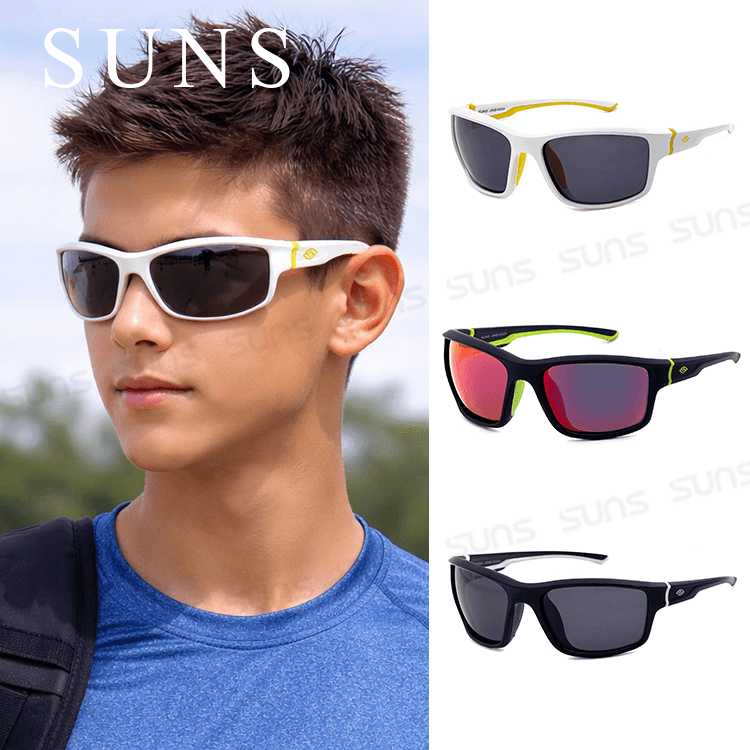 【suns】頂級兒童運動偏光太陽眼鏡 抗UV 防滑 N324B 0