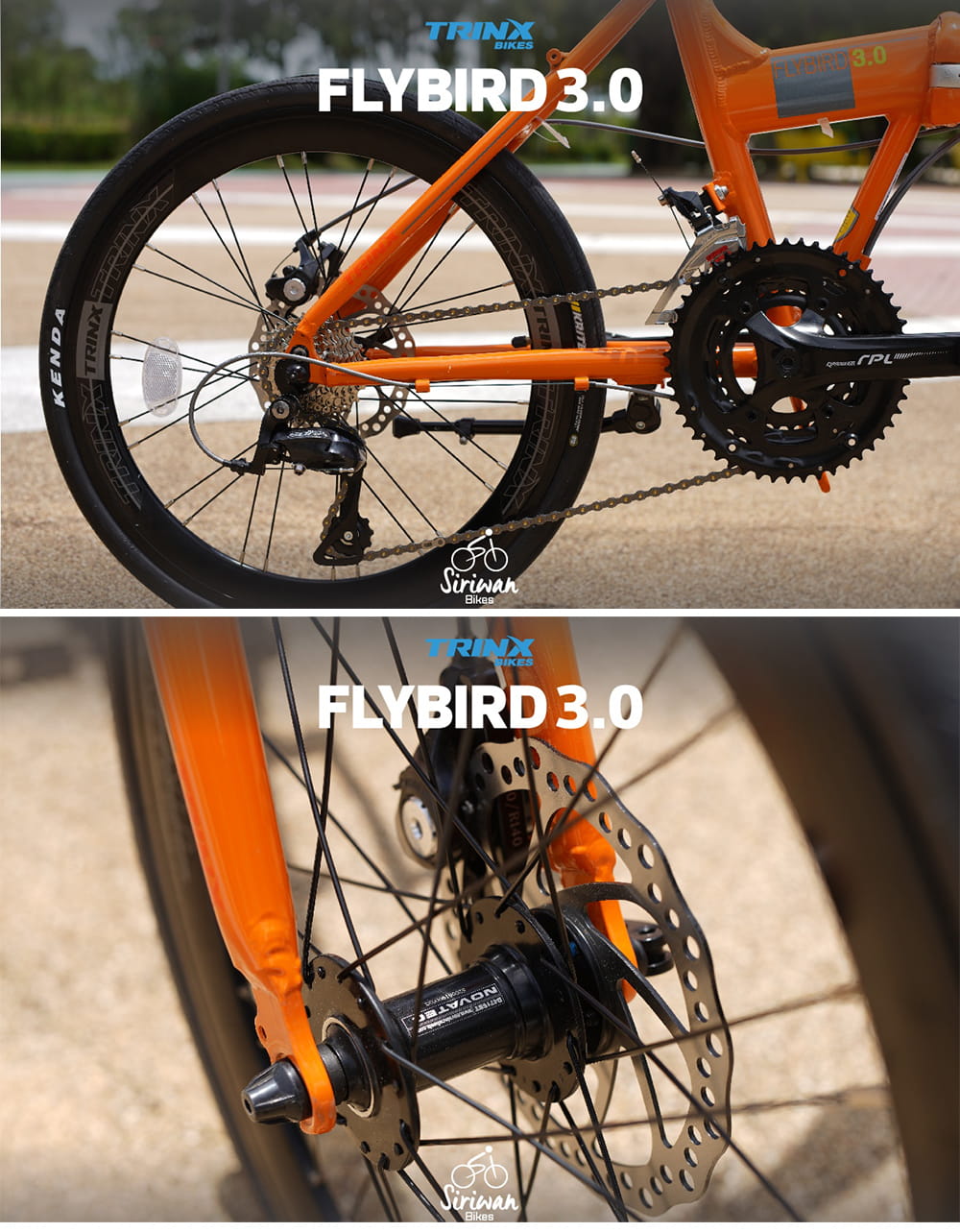 BIKEDNA FLYBIRD3.0 鋁合金碟煞折疊車,搭載日本SHIMAN27速SORA套件 12