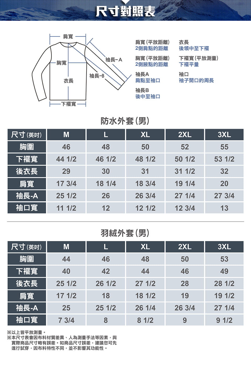 男款防水2IN1+羽絨兩件式外套 (A1GA2501M棕黃米卡/防風/防水/透氣/禦寒) 6