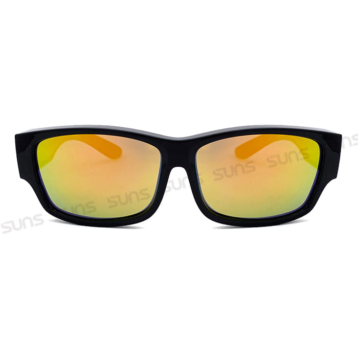 【suns】時尚桔水銀偏光太陽眼鏡  抗UV400 (可套鏡) 5