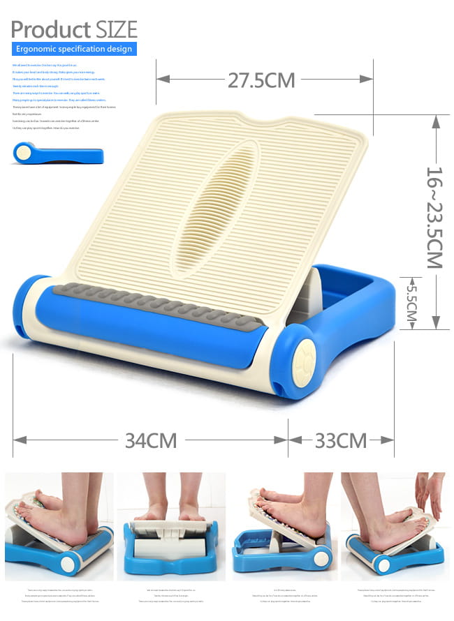 台灣製造多角度瑜珈拉筋板(腳底按摩器足部按摩墊易筋板足筋板) 13