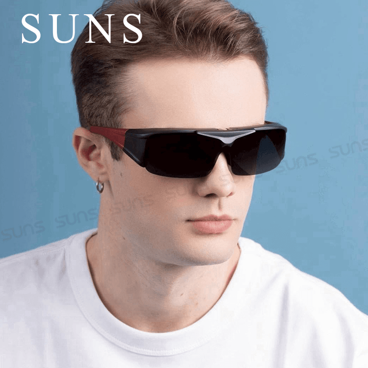 【suns】運動休閒上翻式偏光太陽眼鏡 (可套鏡) 3