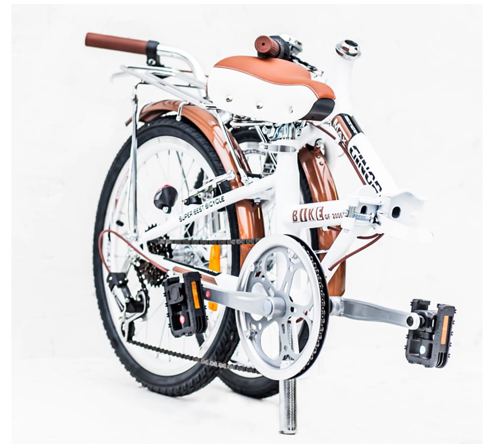 BIKEDNA G2 SP 經典復古小折20吋日本SHIMANO 6段變速折疊車文青有型城市漫游 13