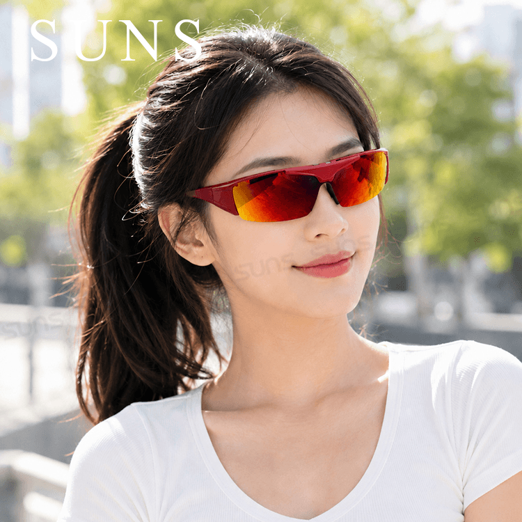 【suns】運動偏光REVO電鍍上翻式太陽眼鏡(可套鏡) 1