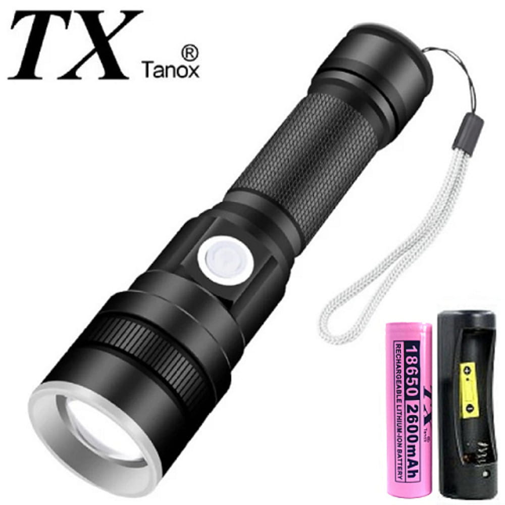【TX】特林XHP50 LED強亮USB充電手電筒 0