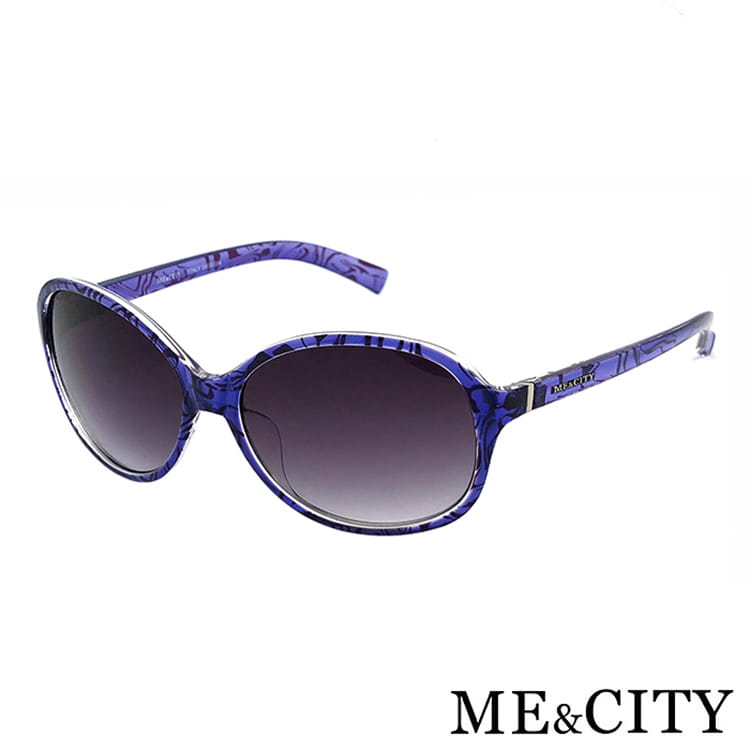 【ME&CITY】 時尚歐美透明紋路太陽眼鏡 抗UV (ME 1219 H01) 8