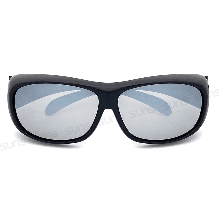 【suns】MIT包覆式偏光太陽眼鏡 白水銀 抗UV400 (可套鏡) 3