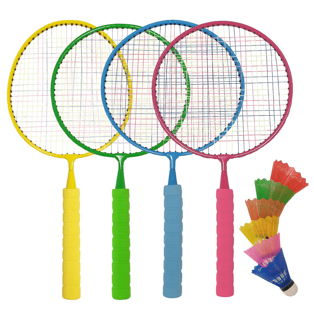 兒童羽毛球拍組(同色球拍2支+羽球6個) 運動 安全玩具 2