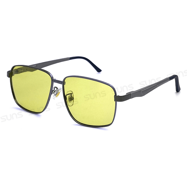 【suns】日夜兩用變色偏光太陽眼鏡 方框墨鏡 抗UV 【7856】 7