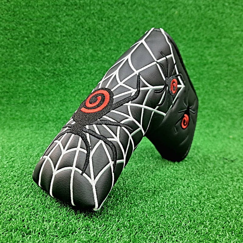 GOLF高爾夫超酷刺繡蜘蛛推桿套 ( L型) 魔鬼氈開合保護套【GF21012-L】 3