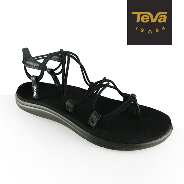 (登山屋)TEVA女 Voya Infinity 羅馬織帶涼鞋(黑-TV1019622BLK) 0