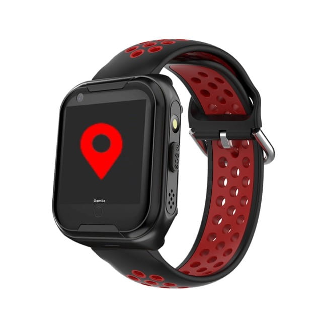 【Osmile】 ED1000 GPS定位 安全管理智能手錶-紅黑 0