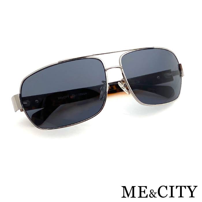 【ME&CITY】 時尚飛行員方框太陽眼鏡 抗UV (ME 110012 B611) 7