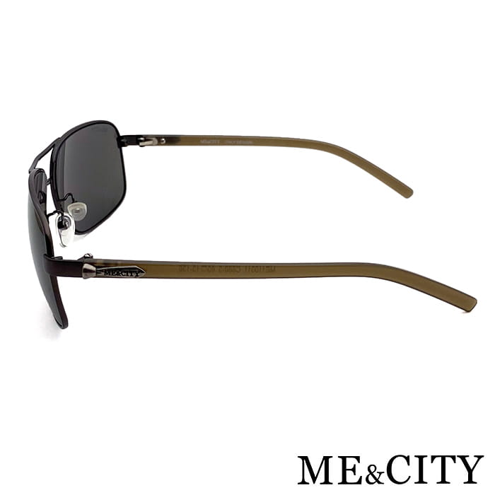 【ME&CITY】 時尚飛行官方框太陽眼鏡 抗UV (ME 110011 C680) 5