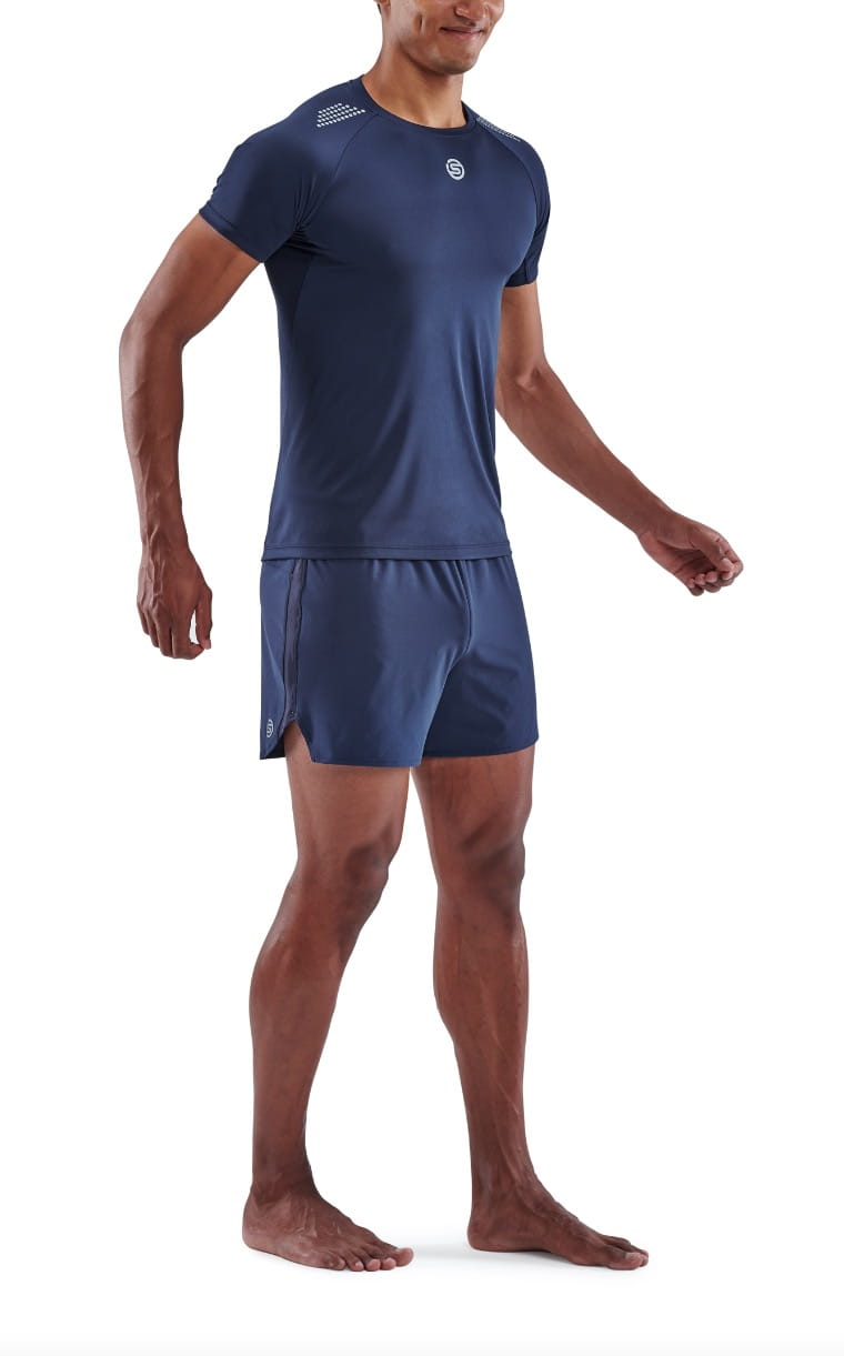 【澳洲SKINS壓縮服飾】澳洲SKINS-3訓練級短袖排汗衣(男)海軍藍ST0150455(共四色) 5