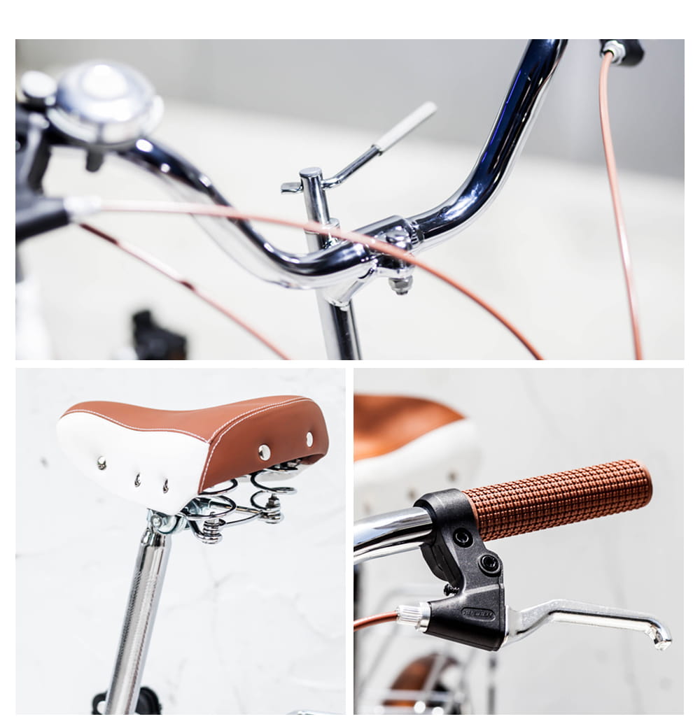 BIKEDNA G2 SP 經典復古小折20吋日本SHIMANO 6段變速折疊車文青有型城市漫游 10