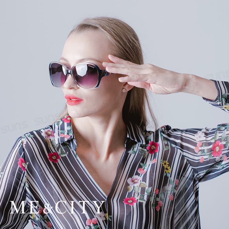 【ME&CITY】 甜美蝴蝶結造型太陽眼鏡 抗UV (ME 1225 J03) 4