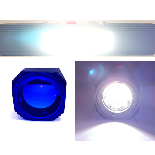 【TX】特林白+紫+COB三光源USB充電手電筒/工作燈(T-3X365) 5