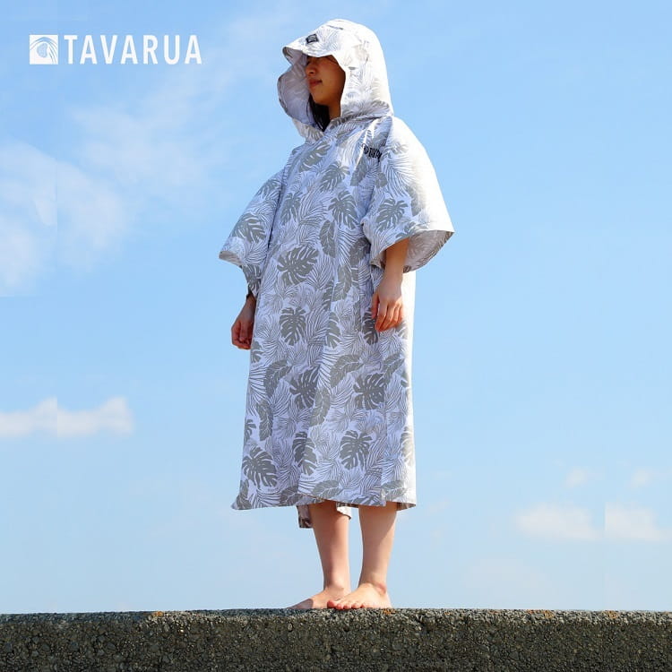 【TAVARUA】 衝浪 速乾毛巾衣 浴巾衣  天使白 0
