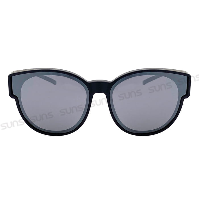 【suns】時尚圓框 水銀鏡面偏光太陽眼鏡 抗UV400 (可套鏡) 6