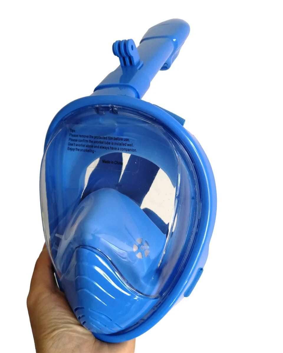 三代兒童 全罩式浮潛呼吸面罩 折疊浮潛 鼻子呼吸管 游泳潜水神器【SV61217】 6