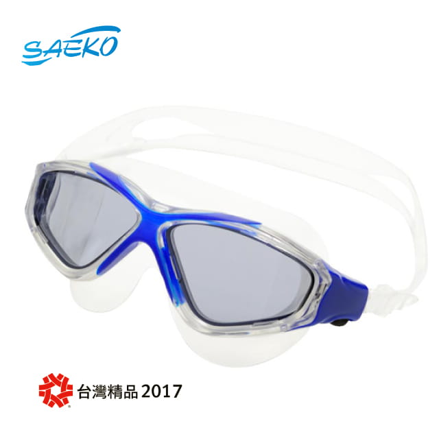 【SAEKO】水上運動 戶外水域 超大鏡面廣角泳鏡 K9 0