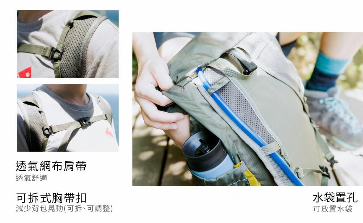 Camelbak Pivot 20 輕量捲口式日用背包 質感黑 5