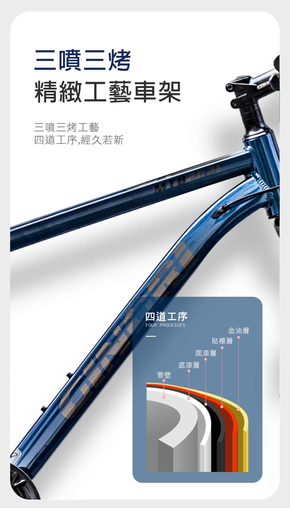BIKEDNA G12 LITE 26吋21速異形管碟煞鋁合金登山車 搭載21速全套線控機械式碟煞 3