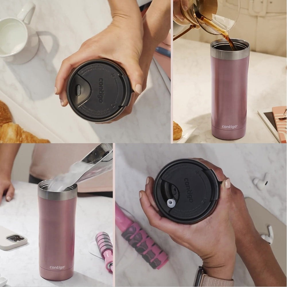 【Contigo】美國CONTIGO 不銹鋼雙飲口保溫杯 473cc (16oz) 6