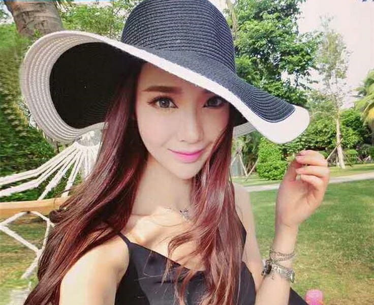 草帽 遮陽帽 細緻編織全年防曬法式風情百搭優雅閃變巨星名模風範 4