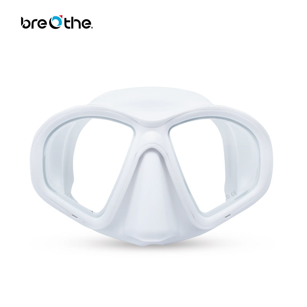 【breathe水呼吸】【Breathe】- 消光噴漆框款自由潛水面鏡 5