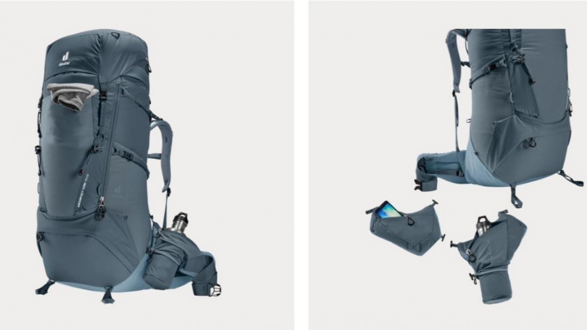 【deuter 德國】Aircontact Core拔熱式透氣背包 70+10(3350722) 5