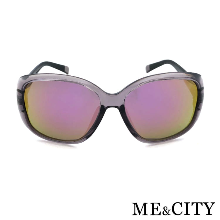 【ME&CITY】 歐美偏光簡約大框太陽眼鏡 抗UV (ME 22002 C01) 5