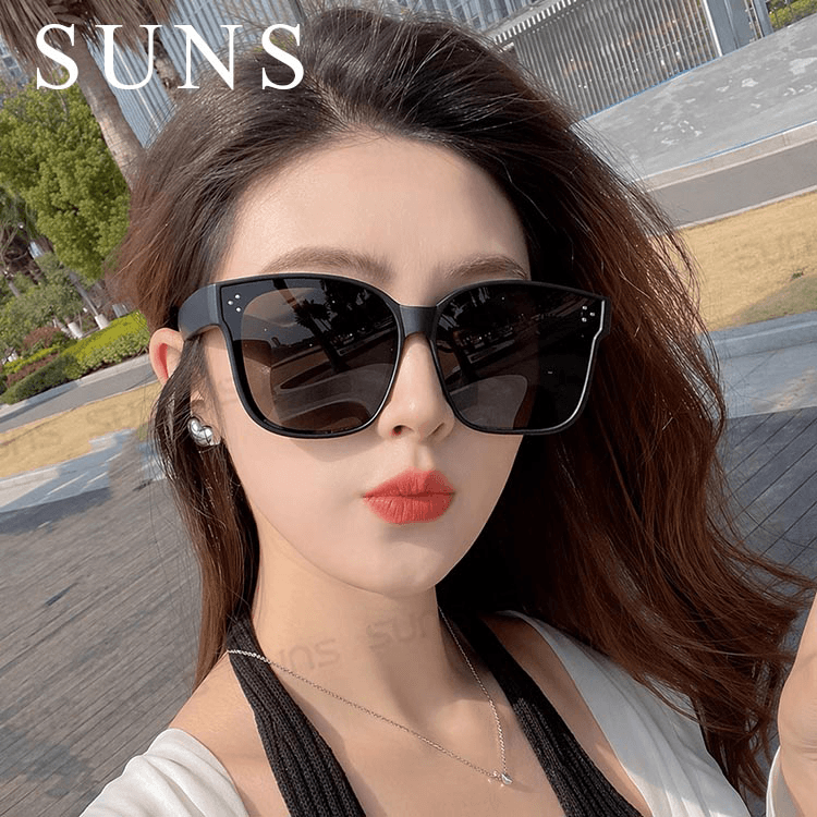 【suns】韓版經典三顆米釘折疊墨鏡/折疊套鏡 大框套鏡 抗UV400+抗藍光 14