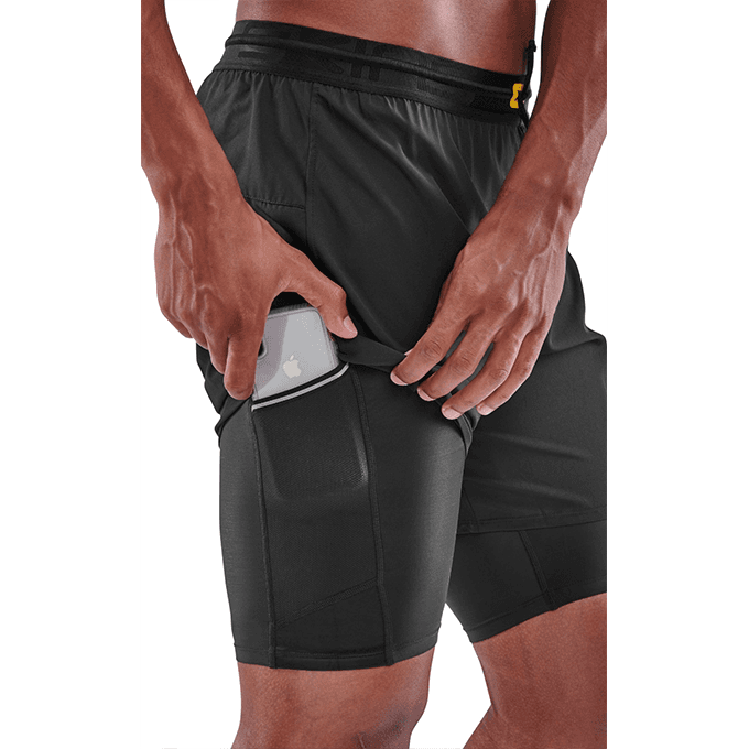 【澳洲SKINS壓縮服飾】澳洲SKINS-3系列訓練級二合一壓縮短褲(男)黑色ST0030107 11