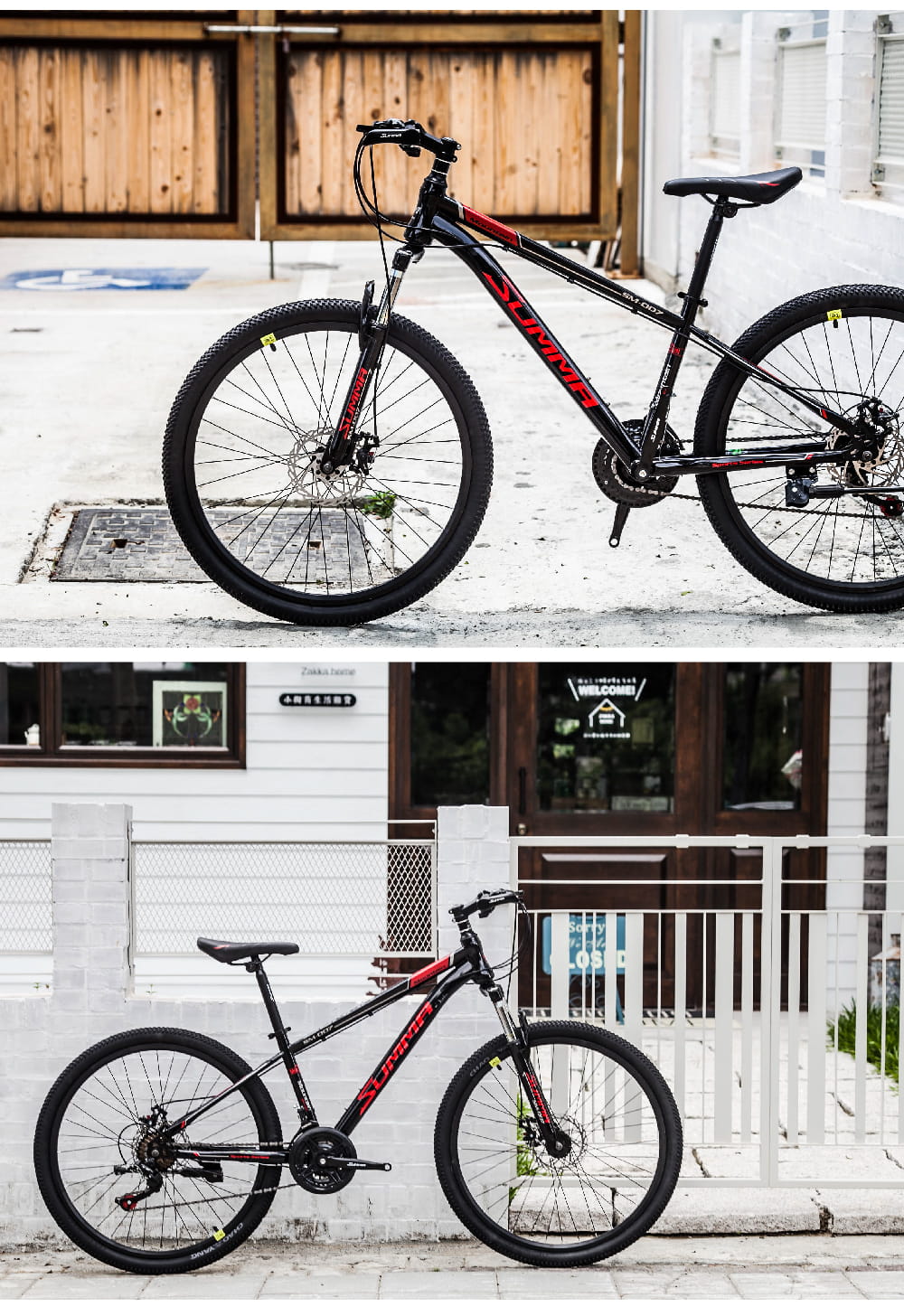 BIKEONE L23 26吋24速山地車搭配牛角把握煞變一體變速器讓騎乘者輕鬆克服坡道地形 16