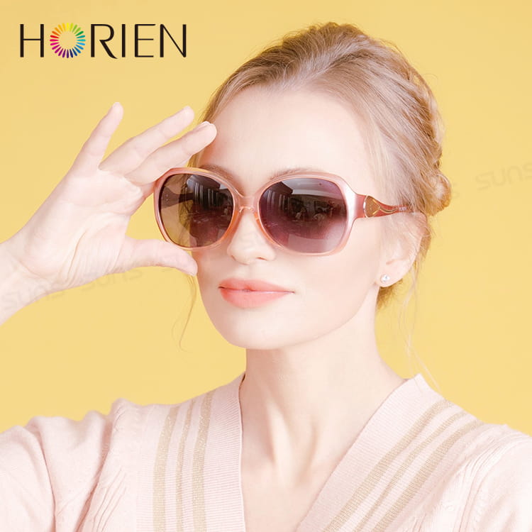 【HORIEN】海儷恩 優雅柔美時尚偏光太陽眼鏡 抗UV (HN 1210 D01) 4