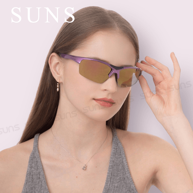 【suns】MIT戶外運動偏光墨鏡 包覆式流線型絢彩水銀 抗UV400【82550】 5