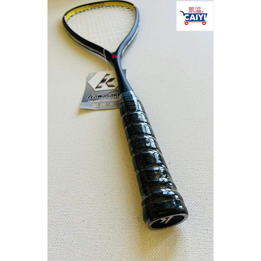 【CAIYI 凱溢】Kawasaki Super Carbon II 全碳纖維壁球拍 迴力拍 11