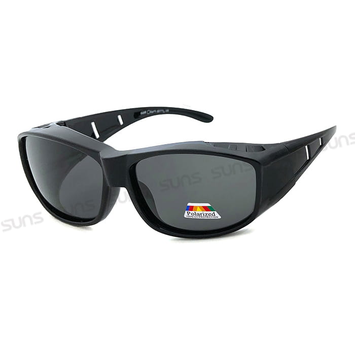 【suns】偏光太陽眼鏡(黑框)  抗UV400 (可套鏡) 5