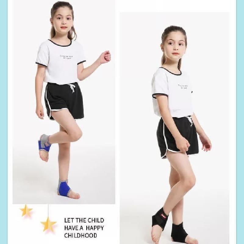 【Aolikes】AOLIKES 兒童可調式護踝 綁帶護踝 運動護踝 腳裸套 腳踝護具 護足套 3