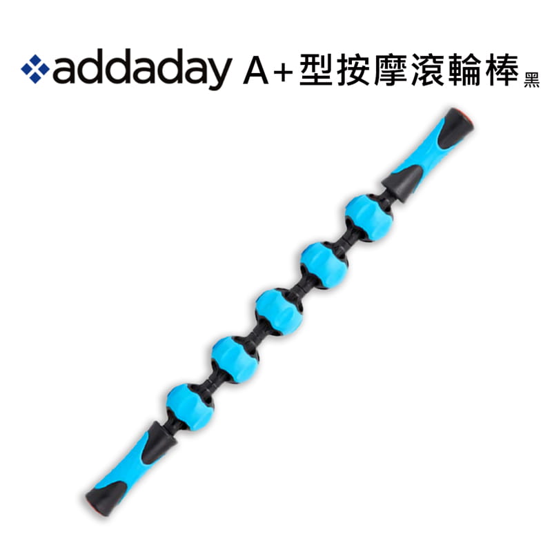 【addaday】 A+型按摩滾輪棒 (黑) 0